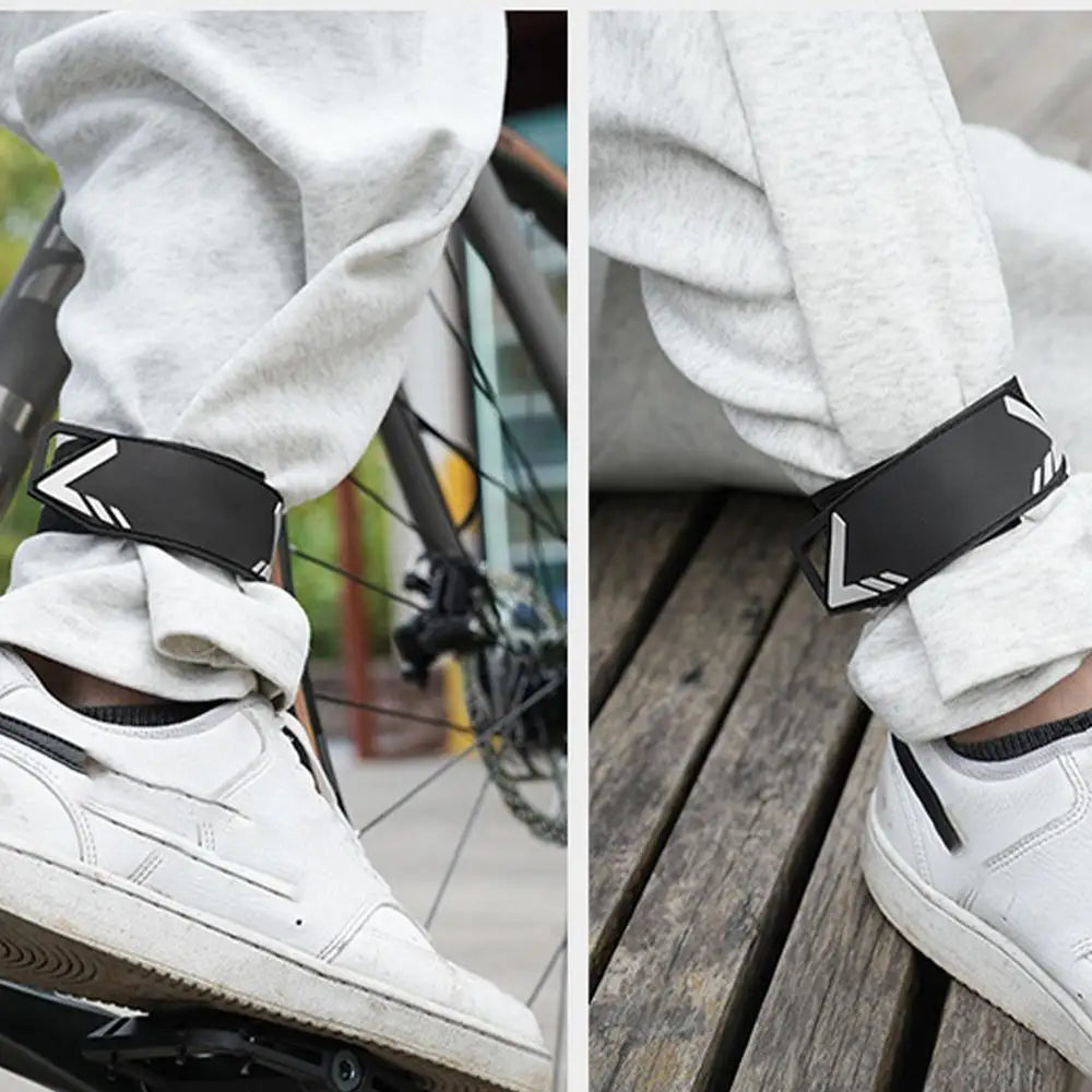 Fahrrad-Hosengurt 2025: Cycling Pants Leg Strap Elastic Waterproof - Ankle Blousing Garter Black Biking Trousers Cyclist Collection