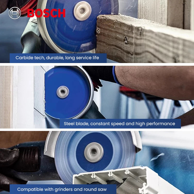 Bosch Expert Cutting Wheel 110Mm Carbide Muti-Material Cutting Disc for Wood Plastic Drywall Hardwood Angle Grinder Accessories