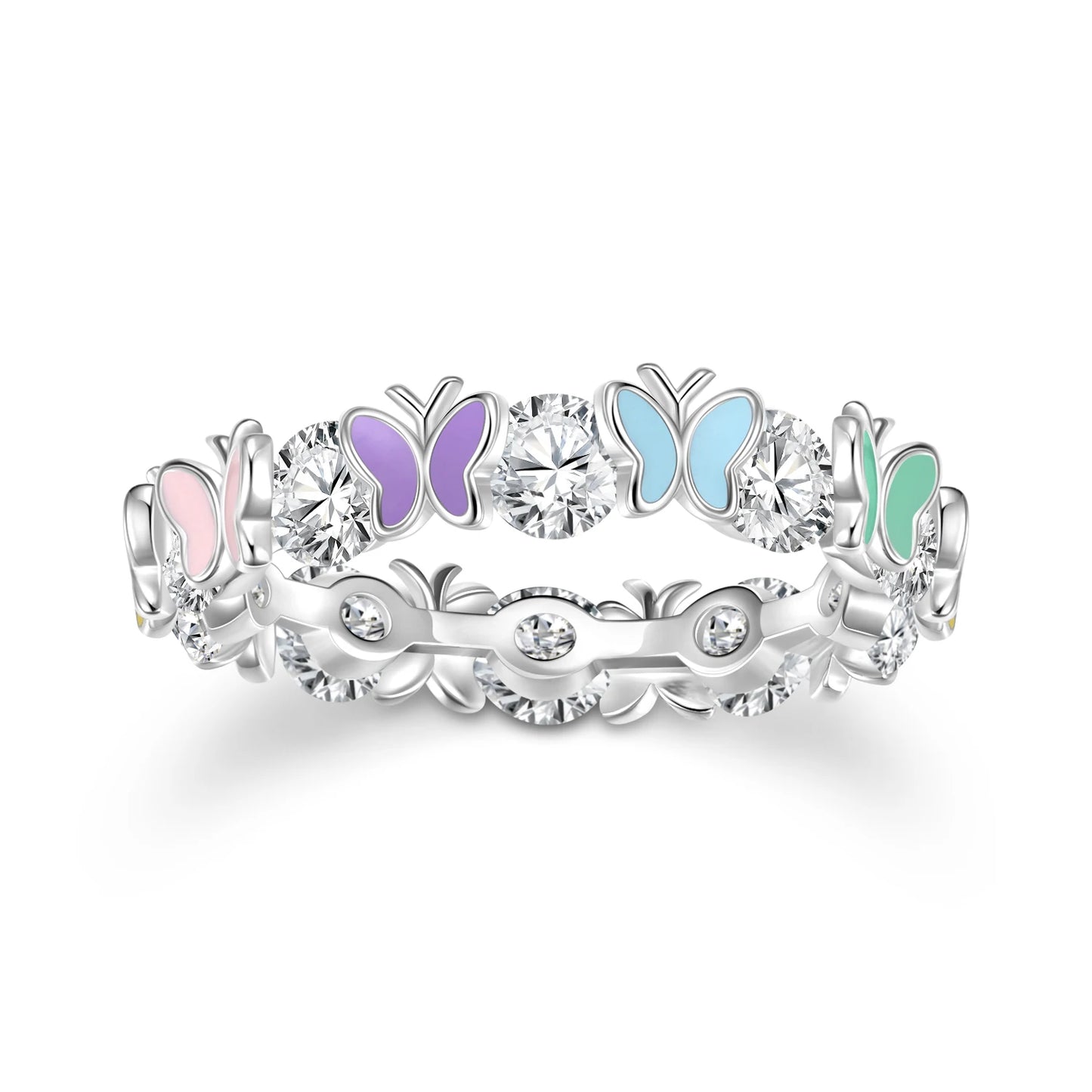 Inel JIUHAO Romantic Multistrat - Argint 925 Zirconiu 2g