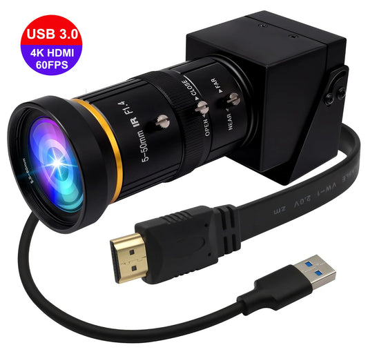 ELP ELP-USB4KCAM30H 4K60FPS Webcam - USB3.0 HDMI 1/2.8"