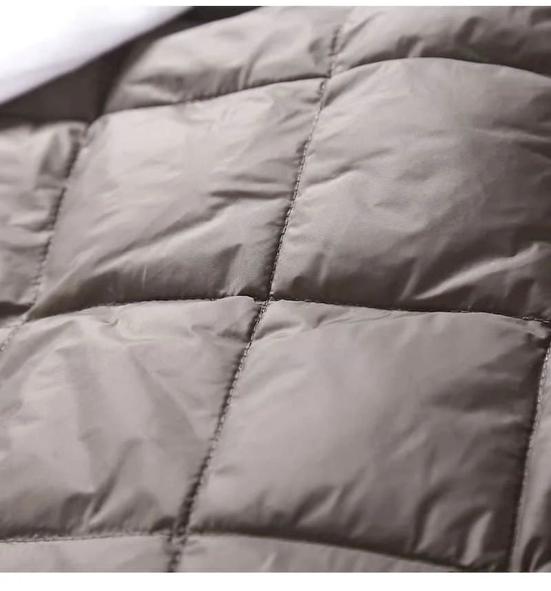 Vestă cu glugă Lumi coreeană - bumbac cu puf, 30–50%