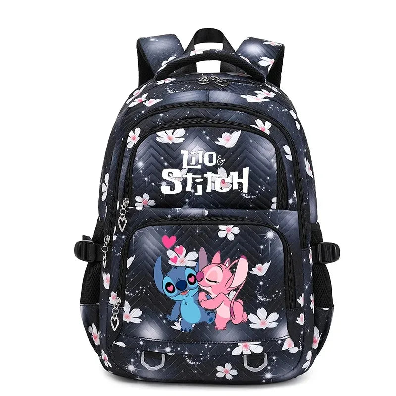Lilo Stitch Schulrucksack 2025 - Große Kapazität Daypack für Mädchen Schultasche