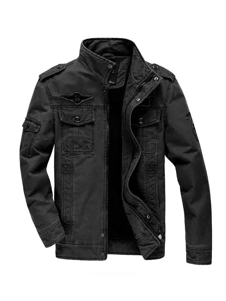 KletPro Casual-Jacke Pilotstil- Kapazität:2TaschenGröße6XL