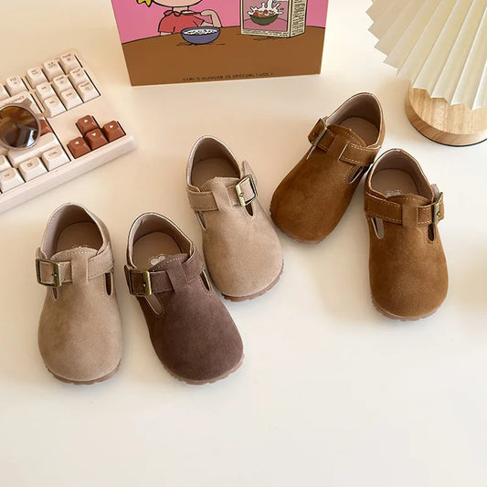 Kinder-Schuhe 2025: Birkenstock-Style Leather-Loafers - Baby Moccasins Collection