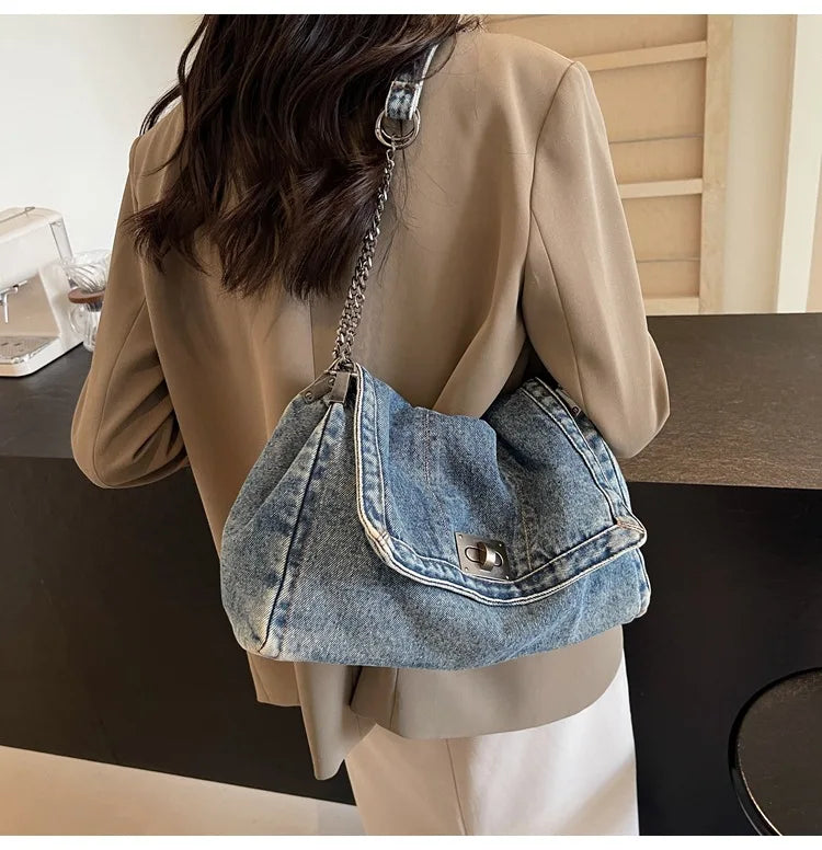 Fashionable And Versatile Shoulder Bag Crossbody Bag Commuting Bag College Student Minimalist Casual Tote Bag For Women Flap Bag