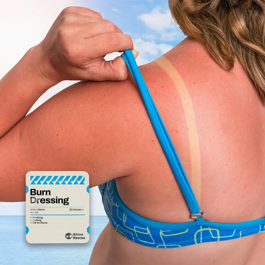 RHINO RESCUE Burn Dressing - Kühlend 40g 100x100mm!