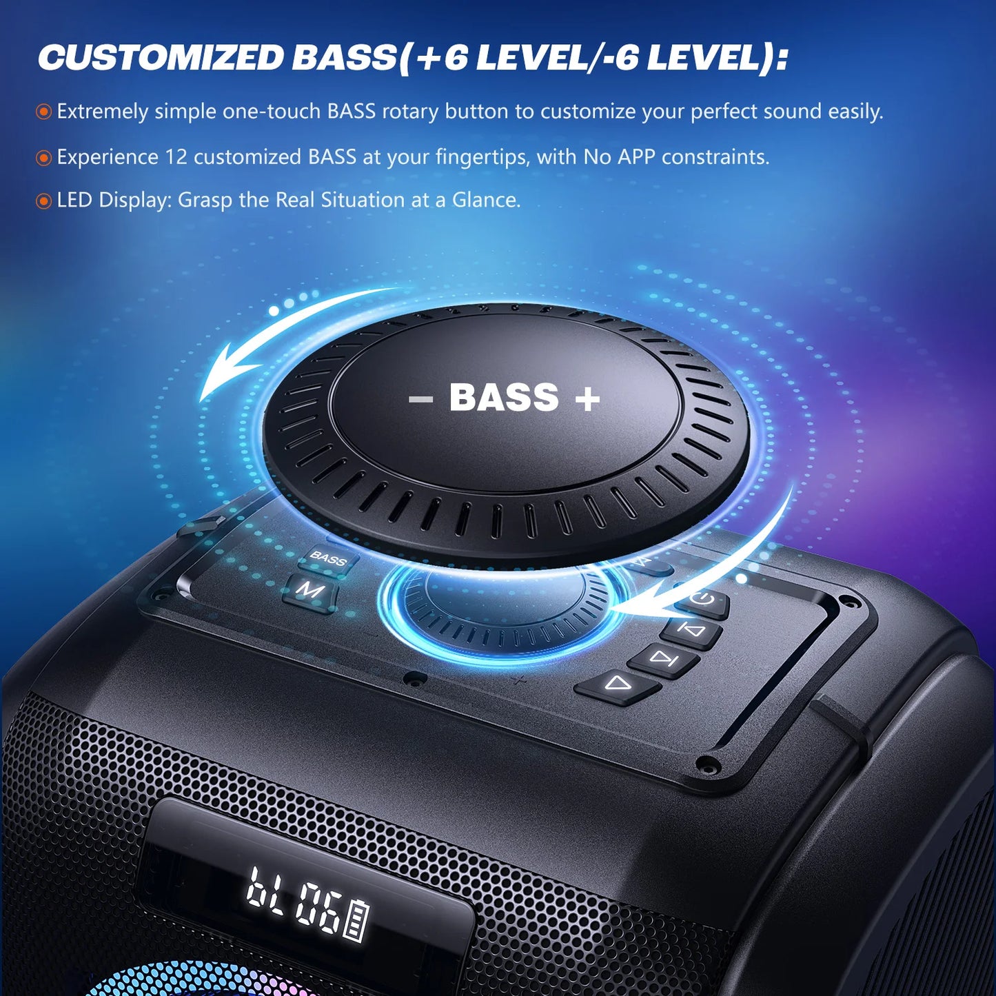 Party-Lautsprecher 2025: W-KING 250W PEAK Bluetooth - 120dB Massive Bass V5.3 Boombox Wireless Collection
