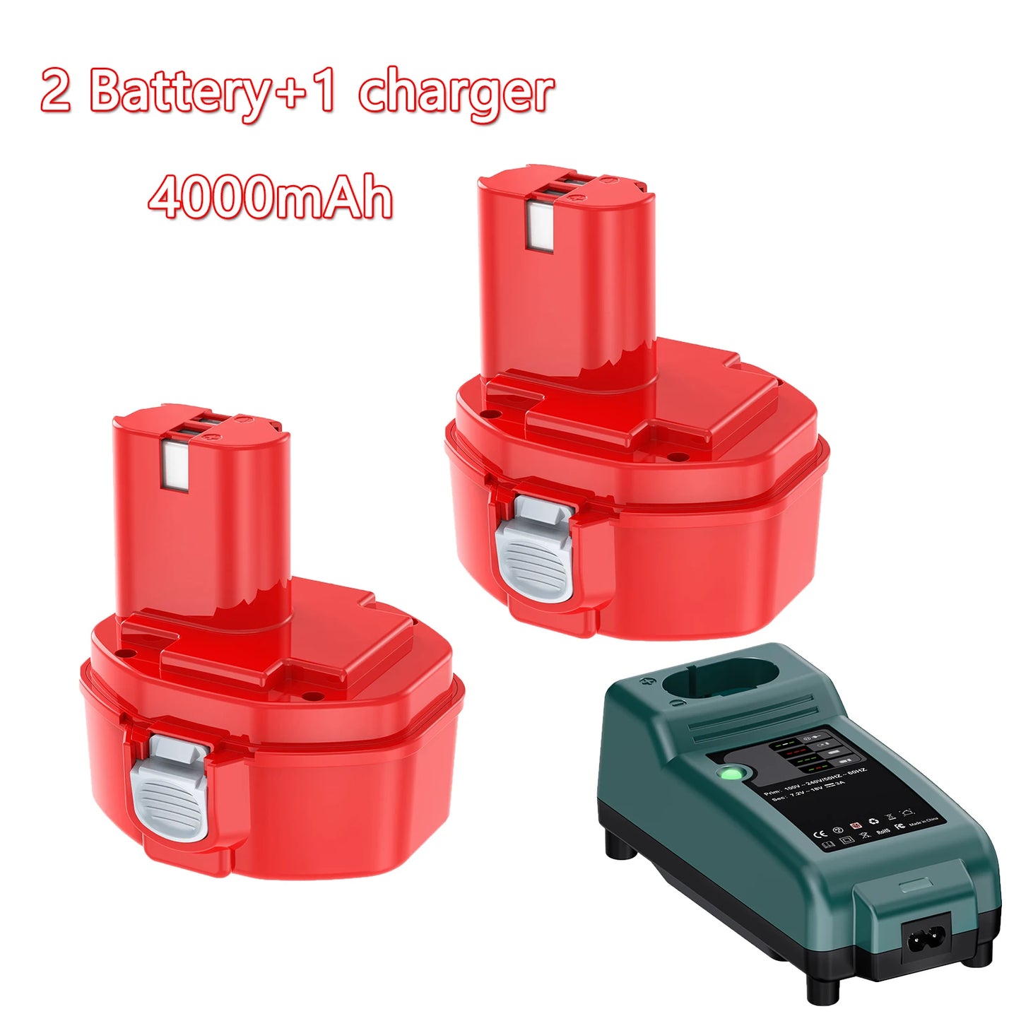 Rechargeable Batterie For Makita 14.4V Battery 3500mAh/4000mAh Ni-MH Battery PA14 1422 1433 1420 192600-1 6281D 6280D 6337D