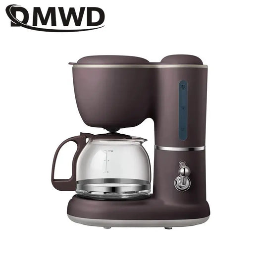 Fully Automatic Drip Coffee Maker Drip filter 600ml American coffee machine Tea Boiler Espresso Maker for home office 220V