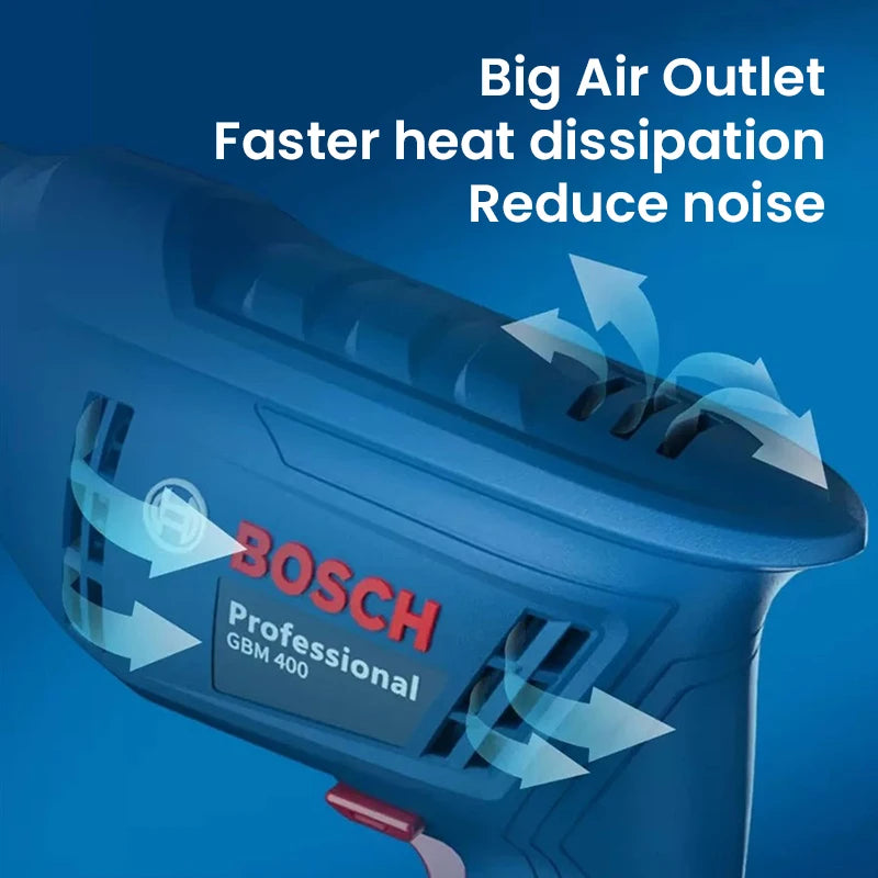 Bosch Electric Drill Screwdriver Gbm 400/6RE/10RE Rotary Drill 220V Adjustable Speed Strong Driller Power Tool for Wood Metal