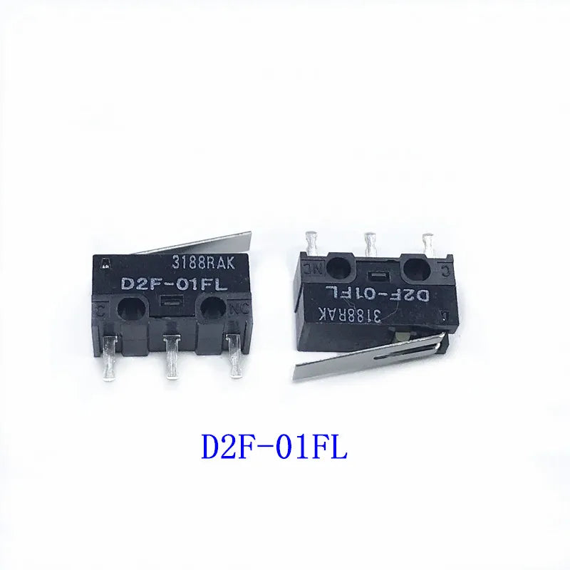 2x Original D2FC Mikroschalter - D2FC-F-7N/D2F Serie für Maus-Reparatur & Elektronik