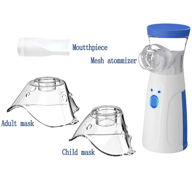 Neu Für Xiaomi USB Medizinisch Stumm Mesh Vernebler Handheld Asthma Inhalator Zerstäuber Kinder Erwachsene Gesundheitspflege Mini Tragbar Luftbefeuchter
