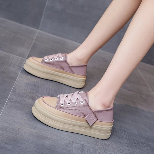 UXST JY100 Bequeme Plateausneaker - Größengetreu 1-3cm