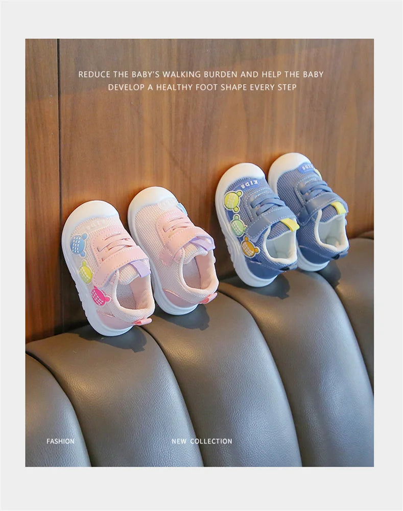 LunaKids Mädchen Sneaker Atmungsaktiv - Mesh Größe 24 30