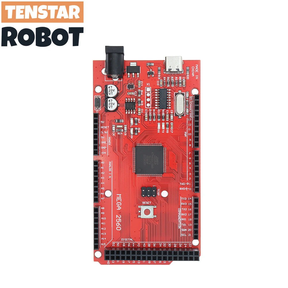 MEGA2560 MEGA 2560 R3 ATmega2560-16AU CH340G AVR Type-C USB Entwicklungsboard für Arduino