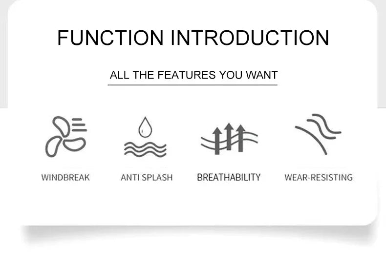 Lngxo Wasserdichte Wanderjacke - UV-Schutz, Größe M/L