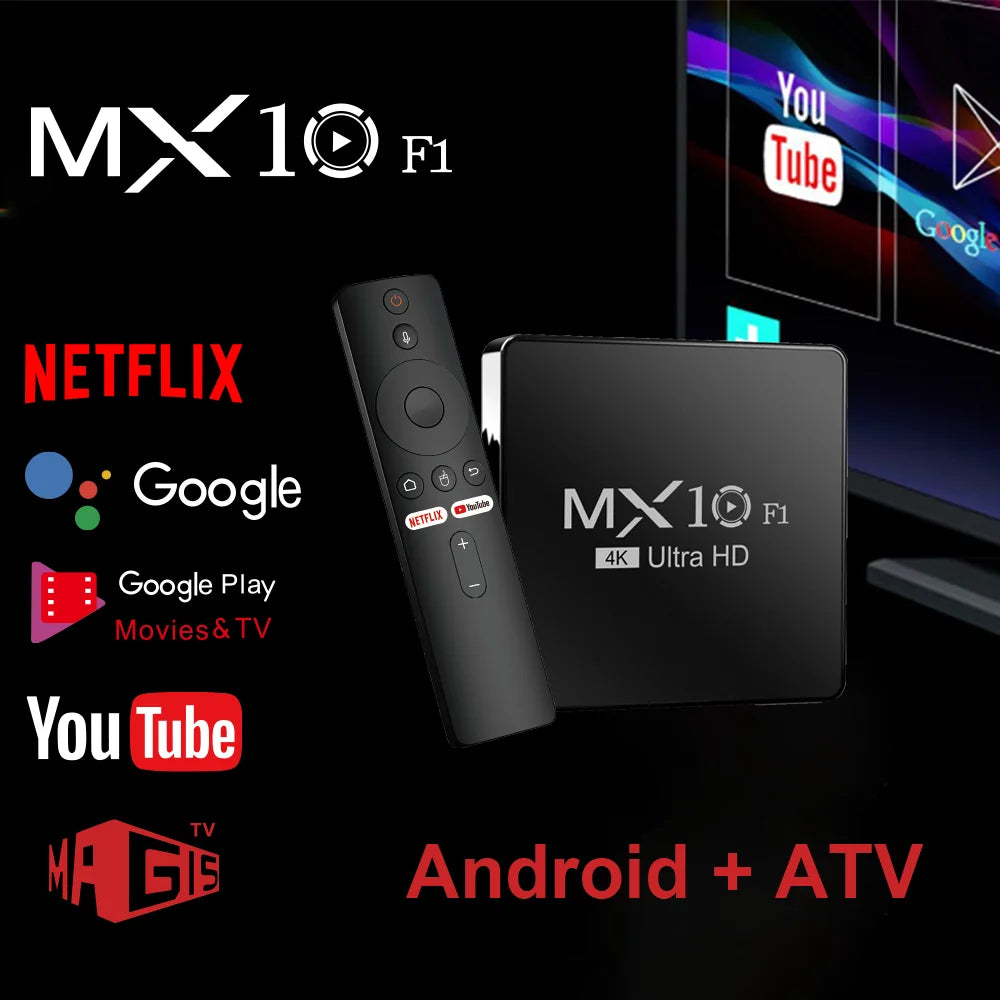 android tv box decoder 2024 4k android 13 mx10 f1 digital wholesale onn certificado smart android tv box