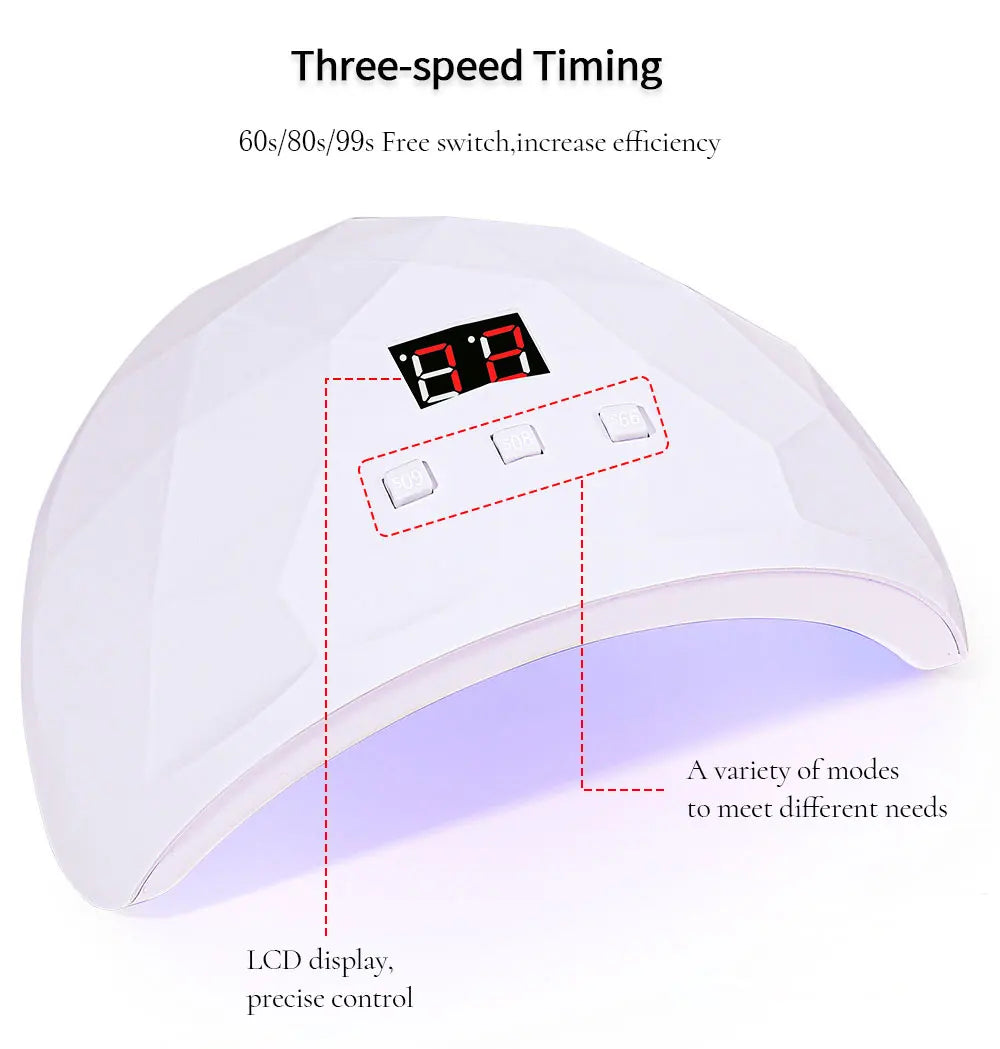 LULAA 18 LED-uri UV Gel Unghii Uscare Lampă Mini LED Ecran Unghii Fototerapie Aparat Profesional Manichiură Instrument Salon Echipament