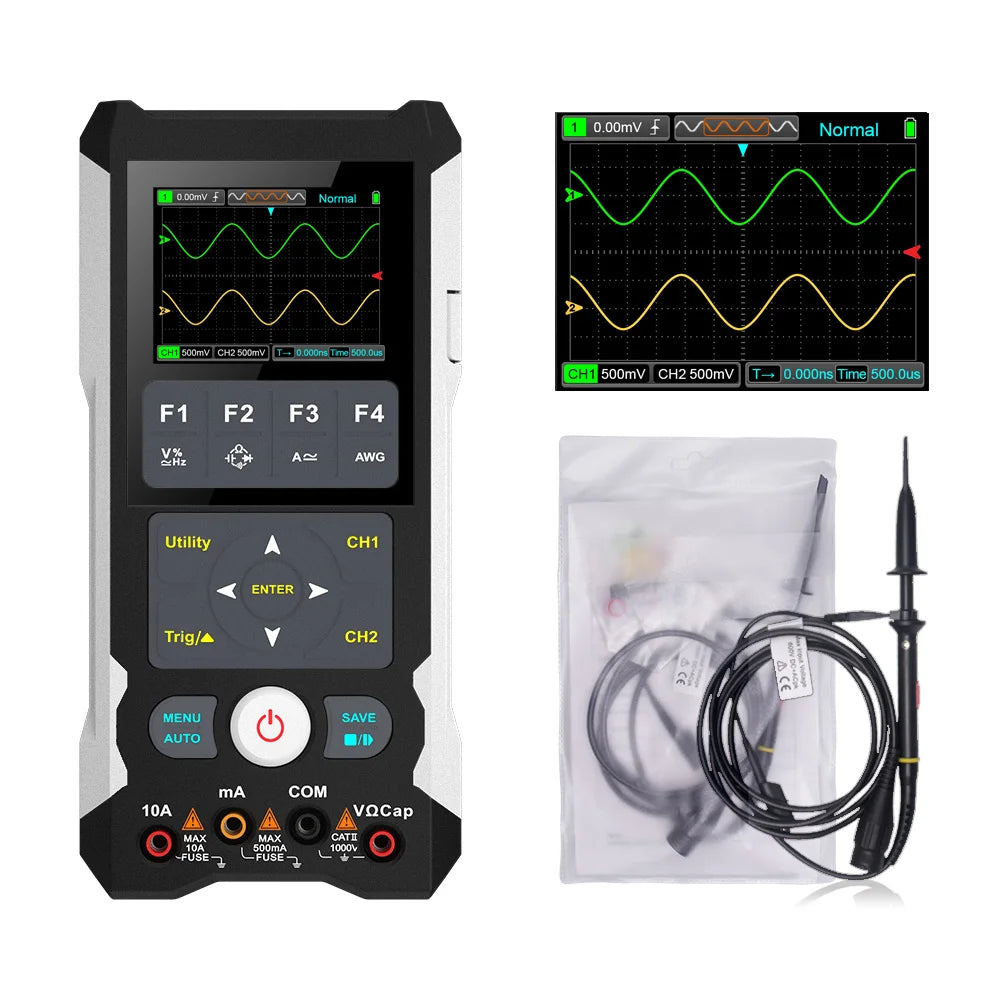 TOOLTOP ET829 2 Kanal 80MHz Digital Speicher Oszilloskop Multimeter Signal Generator 3 in 1 Elektronik Automobil Strom Reparatur