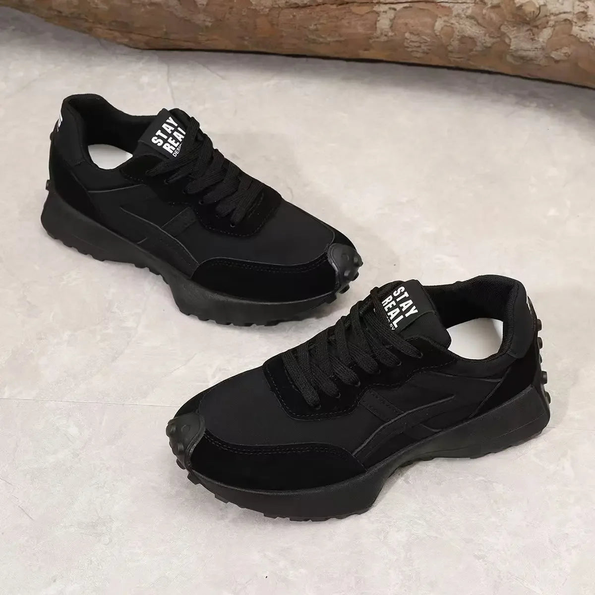 Women Sneakers Leather Luxury Platform Shoes New Fashion Leisure Light Anti-slip Black Running Shoe Fashion Designer Women Shoes