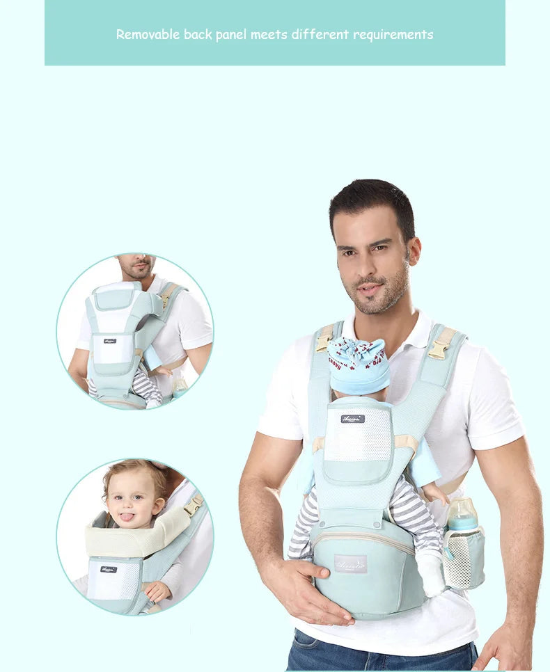 Babytrage 2025: dajinbear Baby Carrier Ergonomic Infant Multifunctional Waist Stool - Newborn Toddler Multi-use Before After Kangaroo Bag Accessories Collection