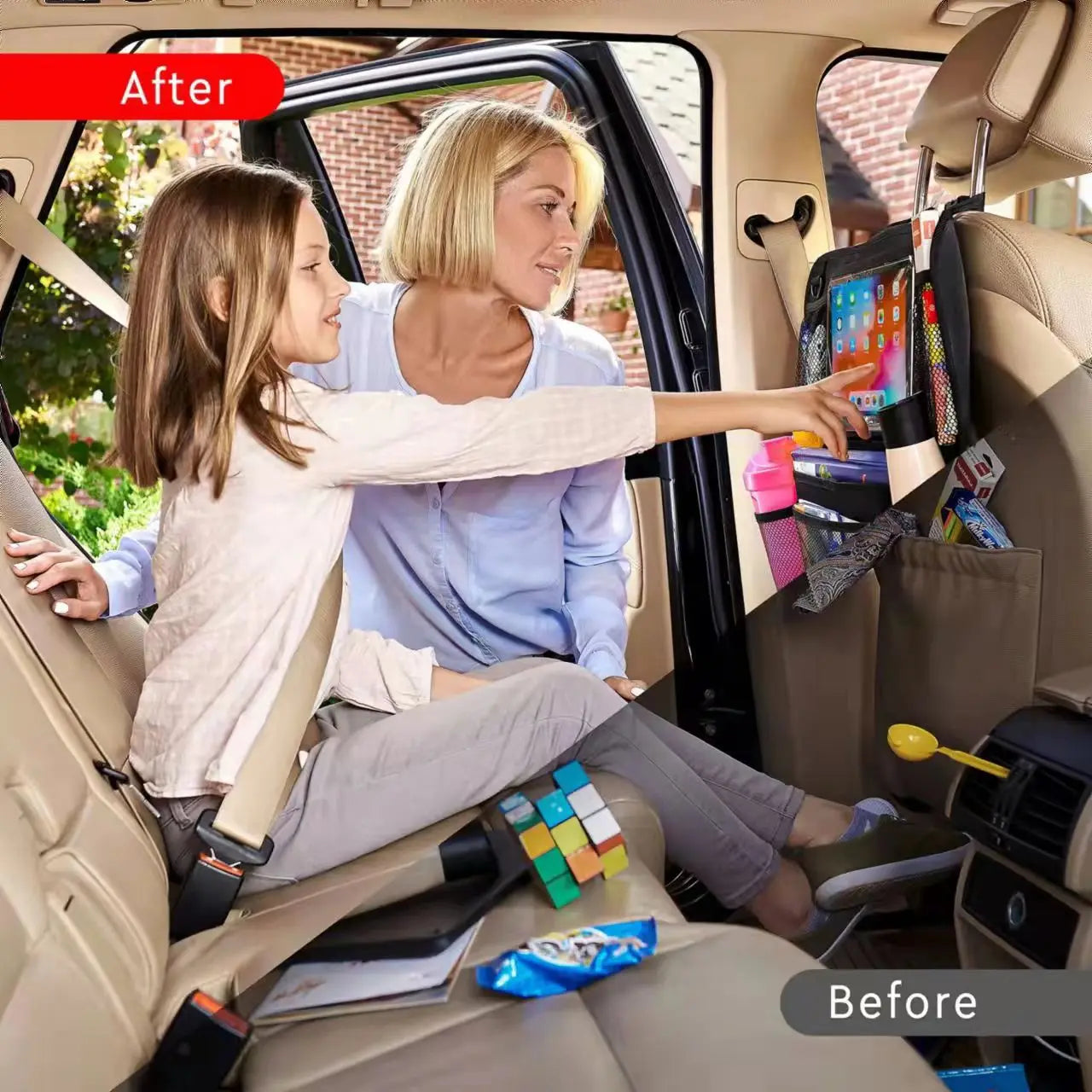 Car Seat Backrest Storage Bag