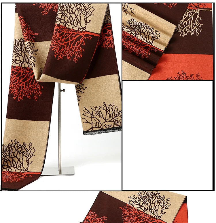 Kinelue FPWB61 Weicher Winterschal - Größe Uni Farbe Grau