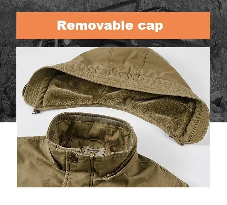 Casaul Parka Abnehmbare Kapuze - Größe M Füllung Baumwolle