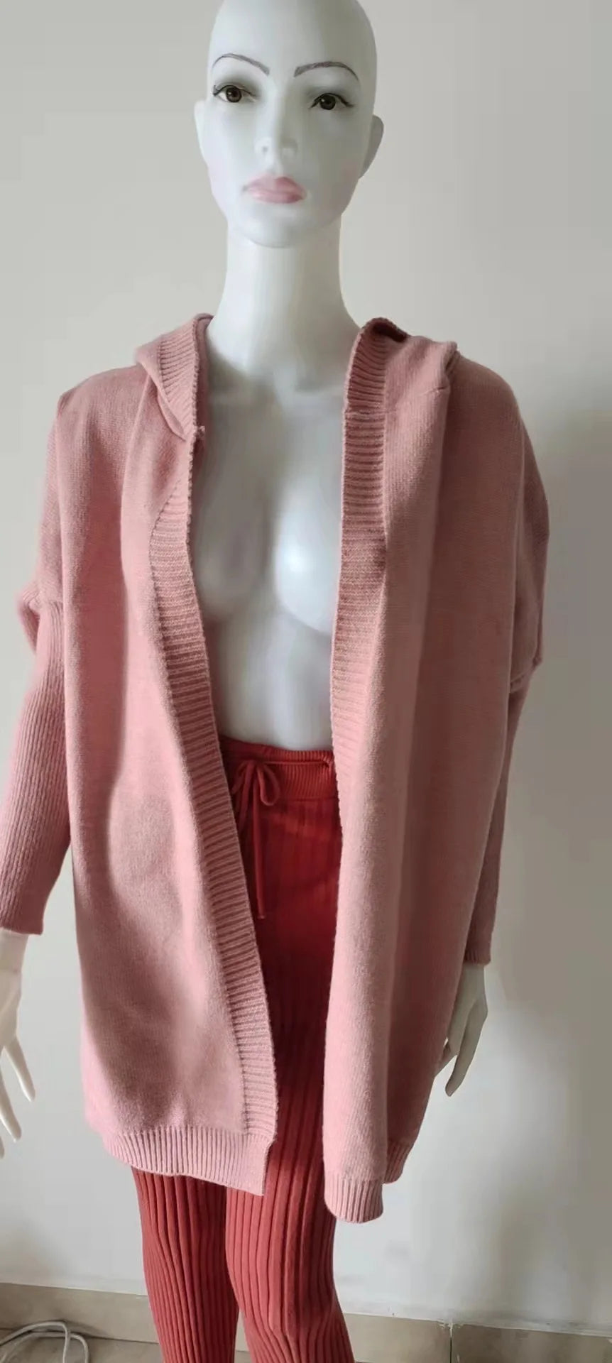 KapuzenPullover Fledermaus-Form - OneSize, 3/4-Ärmel, Stretch