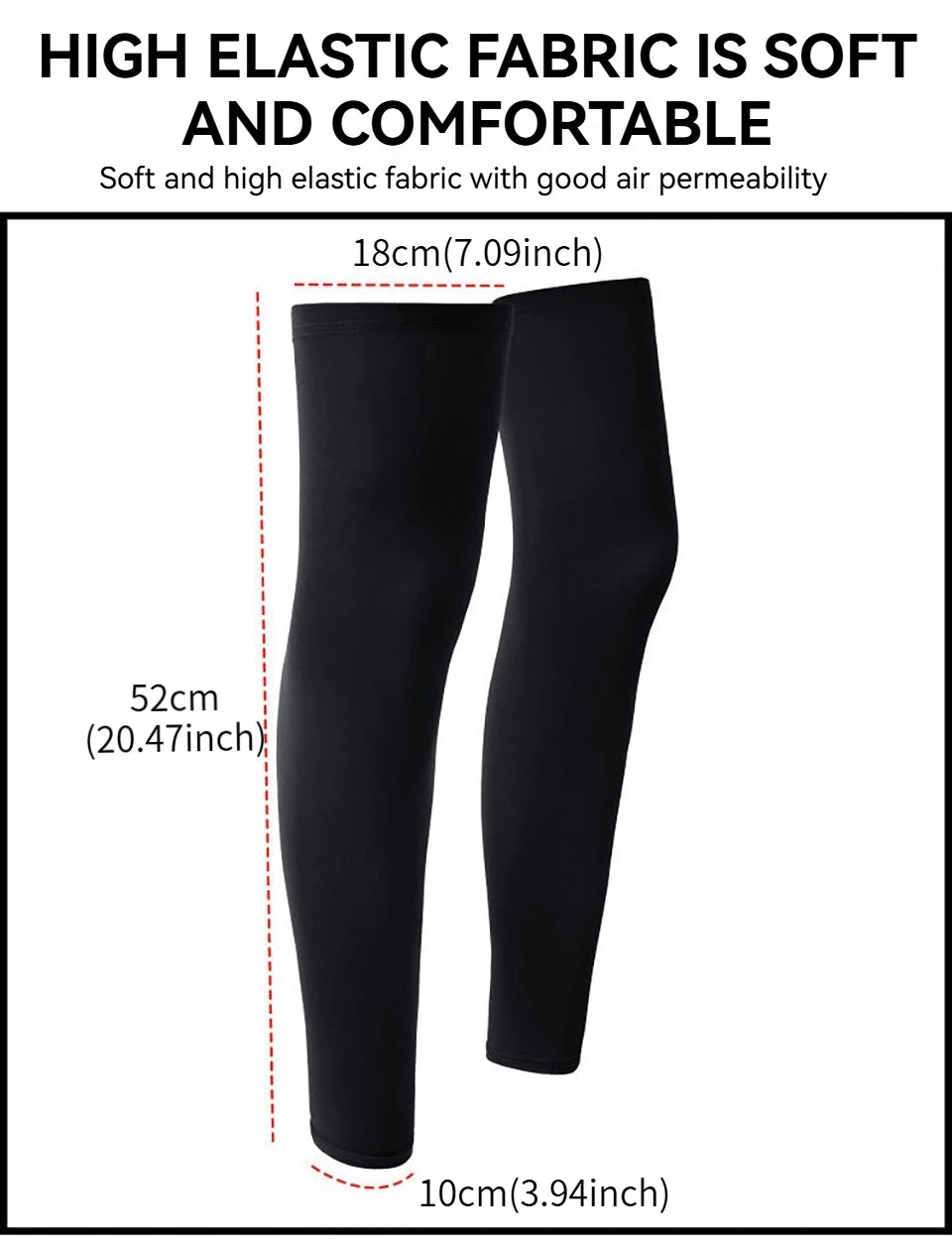 Bein-Ärmel 2025: GTUBIKE Ice-Silk UV-Protection - Cycling Compression Collection