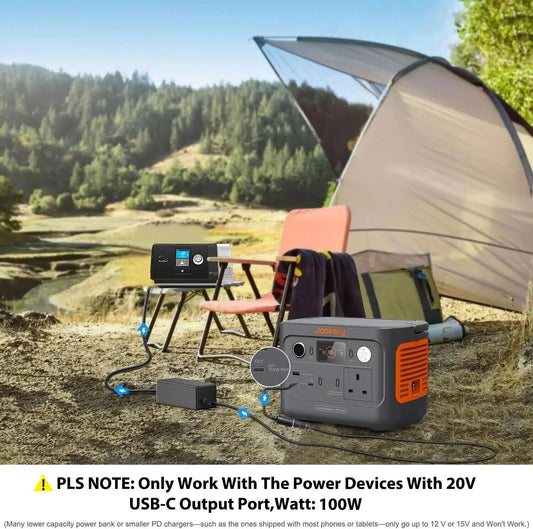 CPAP-Netzteil 2025 - KFD 24V 3.75A USB-C ResMed AirSense S10 AirCurve 10 - Medizinisches Ladegerät Auto-Kompatibel