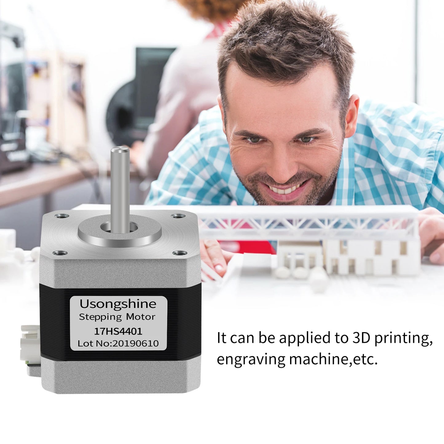 5Pcs Usongshine Nema17 Stepper Motor 17HS4401