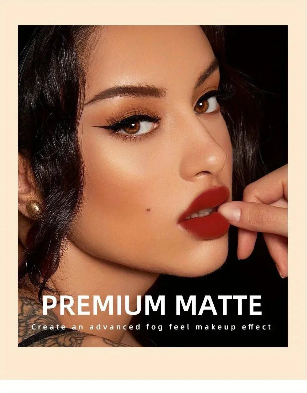 Ruj lichid mat, rezistent la apă, de lungă durată, catifea, mate, nud roșu, luciu de buze, tub de scame, machiaj cosmetic, rujuri, luciu de buze