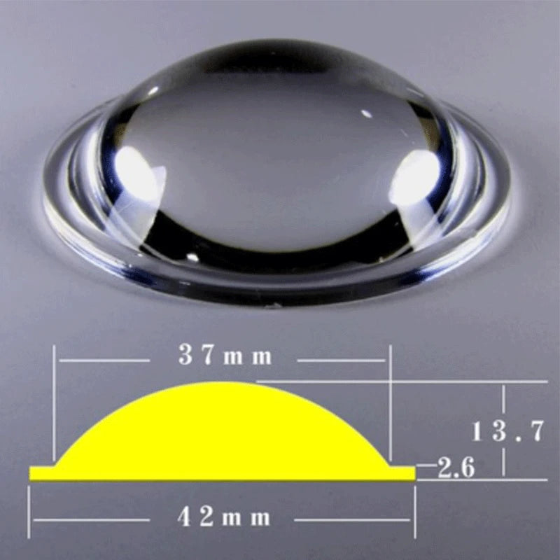 JLLSMCMGGX Plano-Konvexe Acryllinse - 20-66 mm Kunststoff