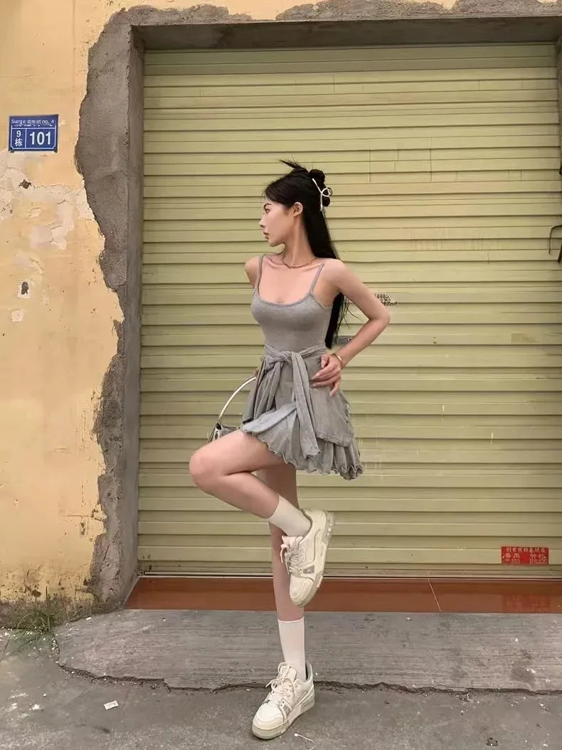 Croială în talie cu stil Choice Pure Desire - Poliester până la genunchi