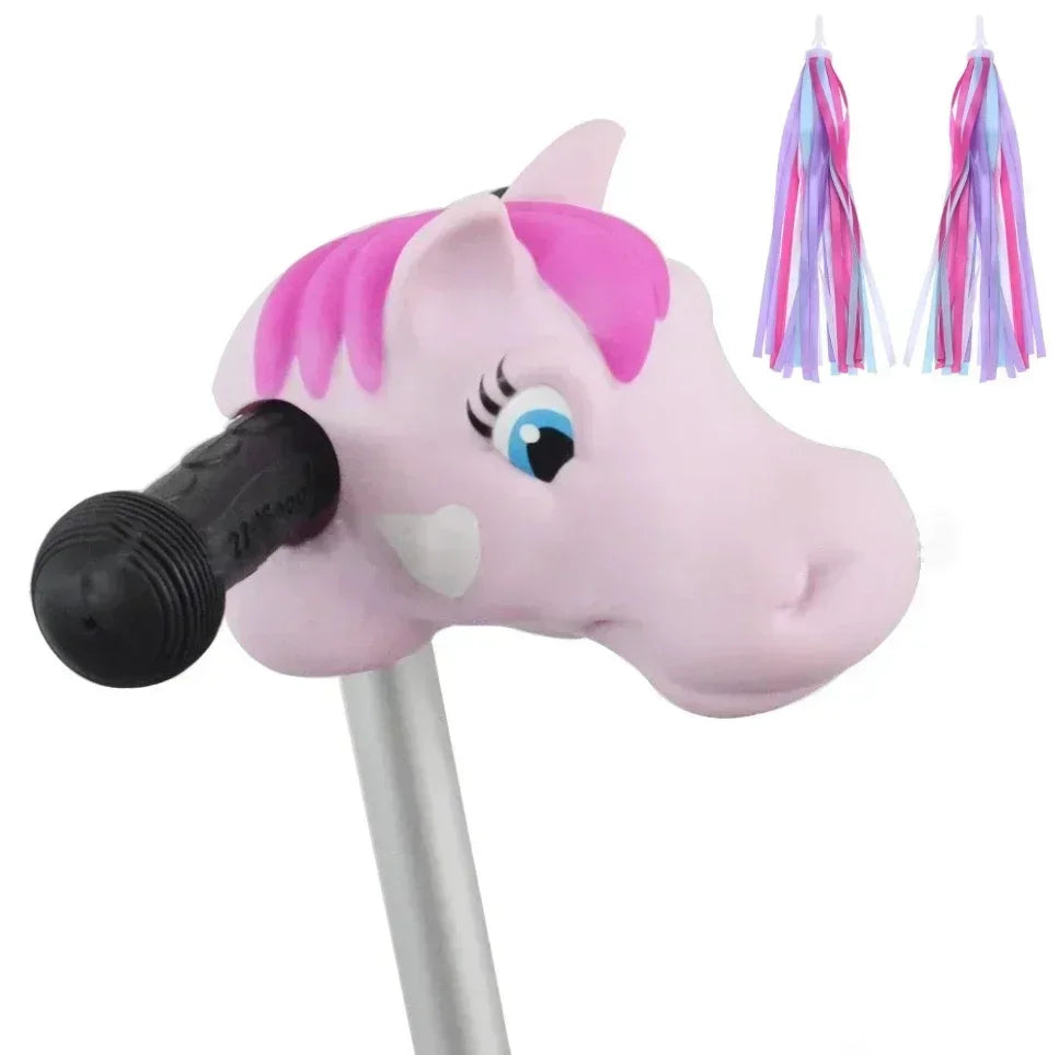 1STK Einhornkopf Spielzeug - Lenker Dekoration 12cm Kids