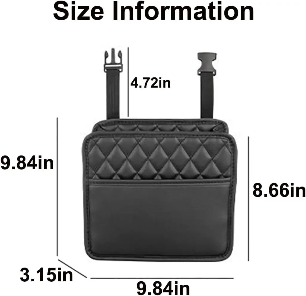 Auto Organizer Multifunktional 2025 - Auto Sitz Aufbewahrung Tasche Wasserdicht - Hängend Auto Sitz Organizer Müll Tasche Geeignet Meiste Autos