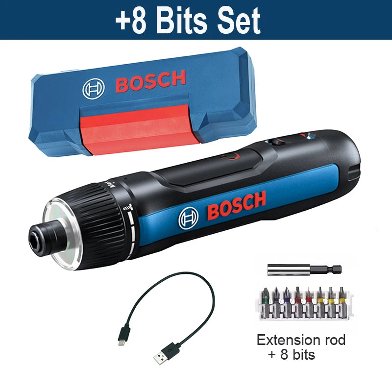 Bosch GO 3 Akku Schraubendreher Set 3.6V 5Nm 2 Ah Batterie Elektro Schraubendreher Mini Hand Bohrer Heim Multi-Funktion Elektrowerkzeug