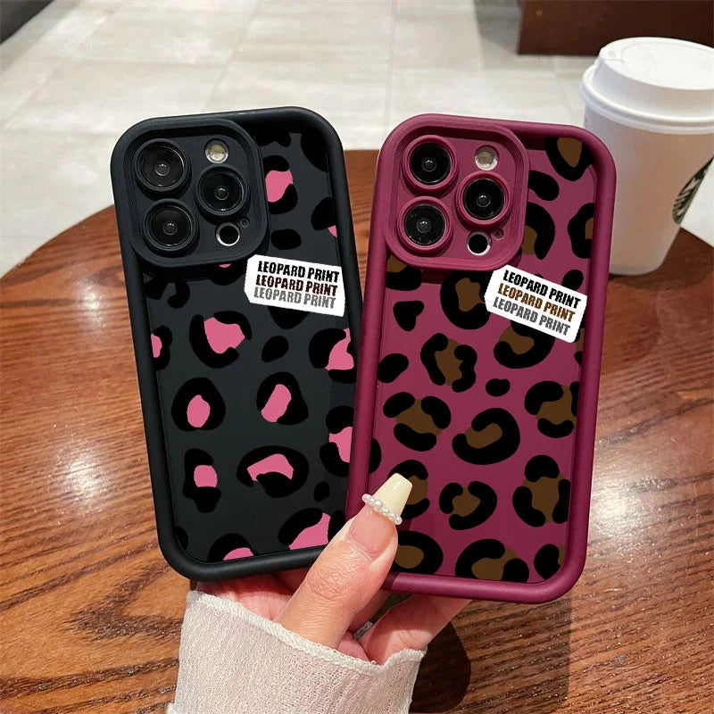 Leopard Print Handy Hülle Für Google Pixel 9 8 7 8A 7A Pro XL 4G 5G Weich Silikon TPU Rückseite Abdeckung
