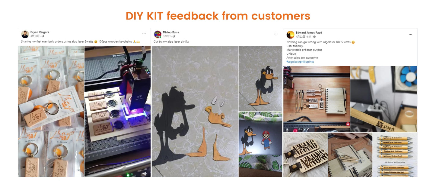 Mașină de gravat cu laser 2025: AlgoLaser DIY Mini mașină de gravat cu tăiere 5W 10W, cadouri personalizate, colecție de articole din lemn