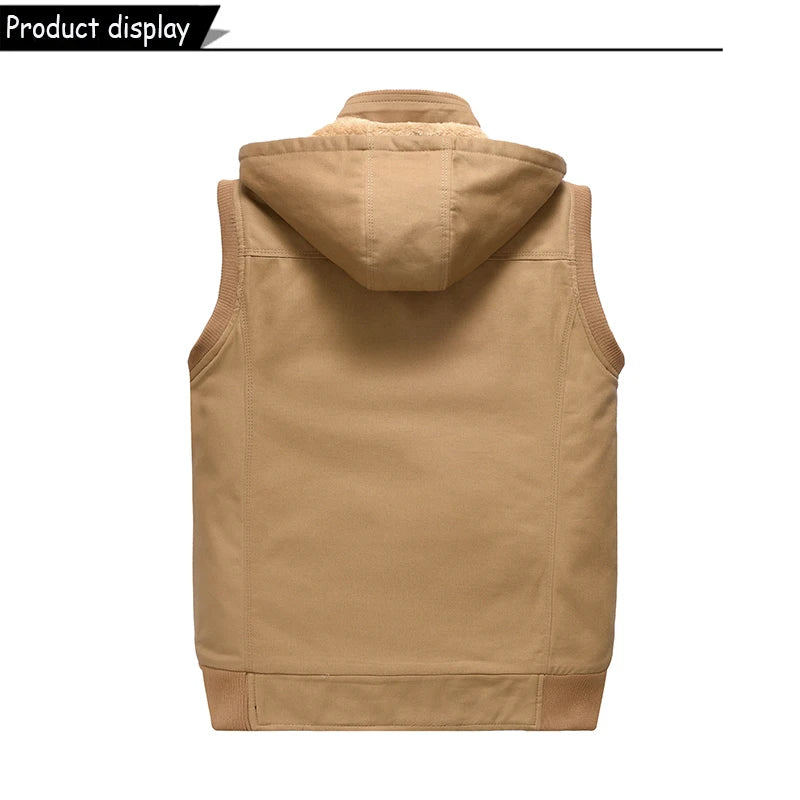 NordicX Hood Weste Fleece Kapuze - Winddicht, L, Polyester