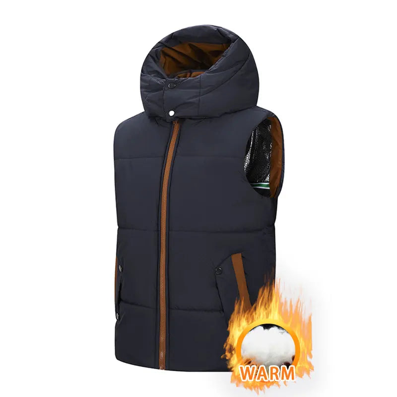 Ippolich Weste Winddicht - Kapuze, Gr. L, Polyester