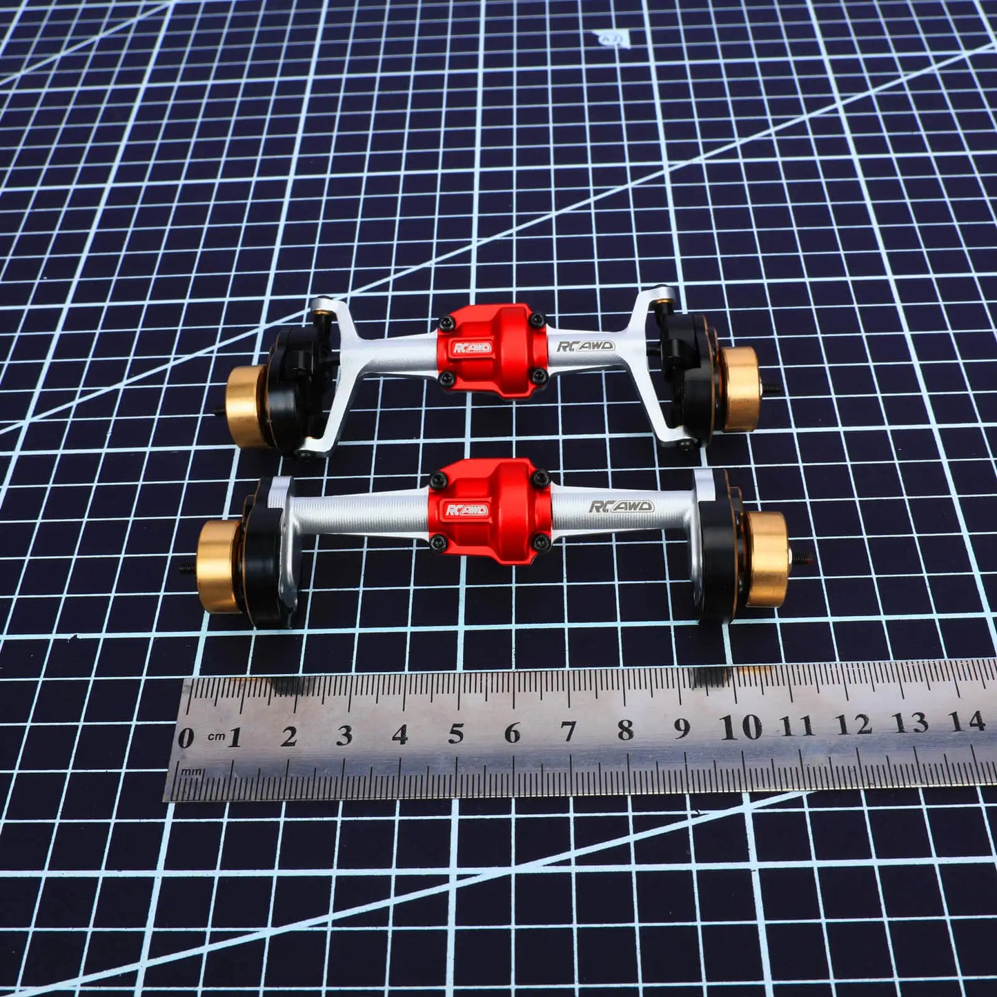 RCAWD Aluminum Front & Rear Portal Axle 195g For 1/18 HOBBYPLUS 4WD Crawlers upgrades parts