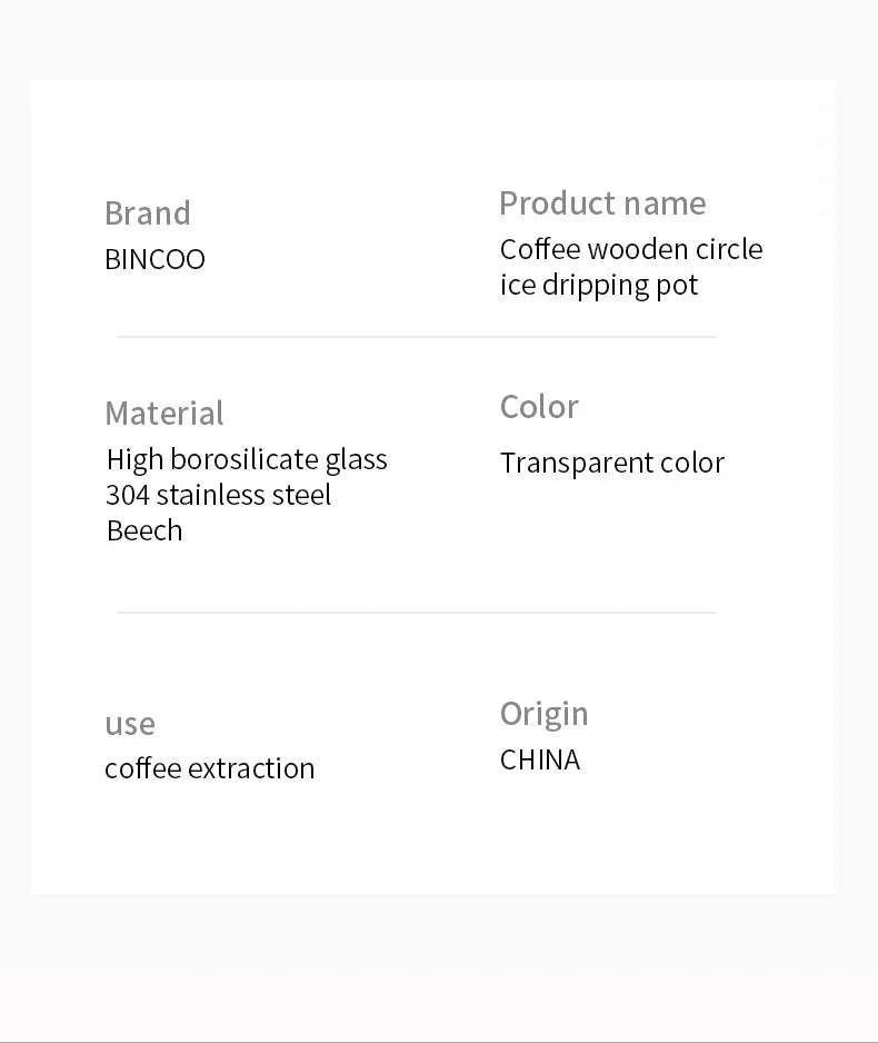 Glass Ice Drip Cold Brew Coffee Pot Portable Ice Cold Drinking Coffee Maker Home Kitchen Use Pour Over Kettle Removable Cleaning