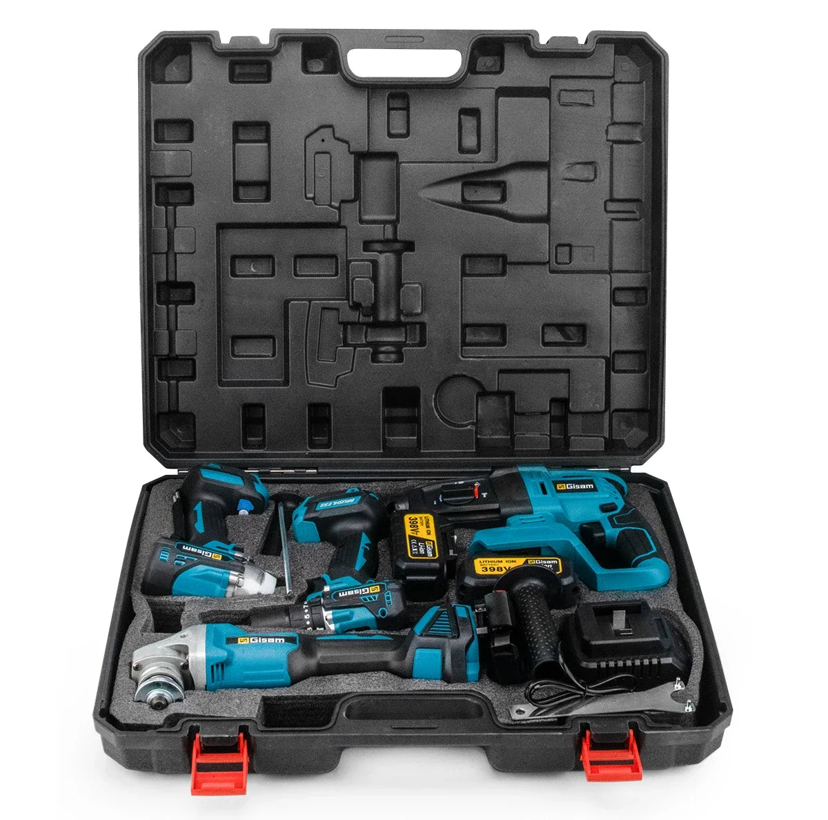 Elektrische Werkzeuge-Set: Brushless Impact Wrench, Drill, Angle Grinder, Electric Hammer for Makita 18v Battery