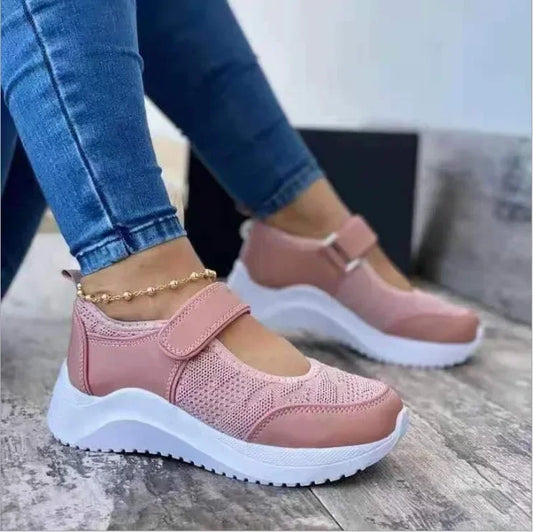 Keilschuhe 2025: YBQJOO 2022 New Casual Classic Wedge Shoes Women - Summer Fashion Elegant Platform Sneakers Female Comfortable Walking Shoes Ladies Collection