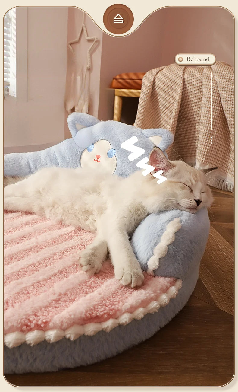 Dog Bed Padded Cushion for Small Big Dogs Sleeping Beds and Houses for Cats Super Soft Durable Mattress Removable Pet Mat