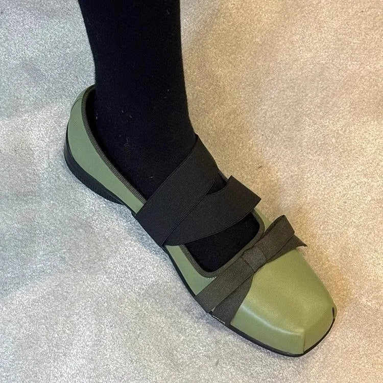Women's Ballet Flats Shoes Woman Spring Summer 2024 Casual Sneakers Sandals Fashion Sabot Barefoot Ballerina Comfortable Elegant