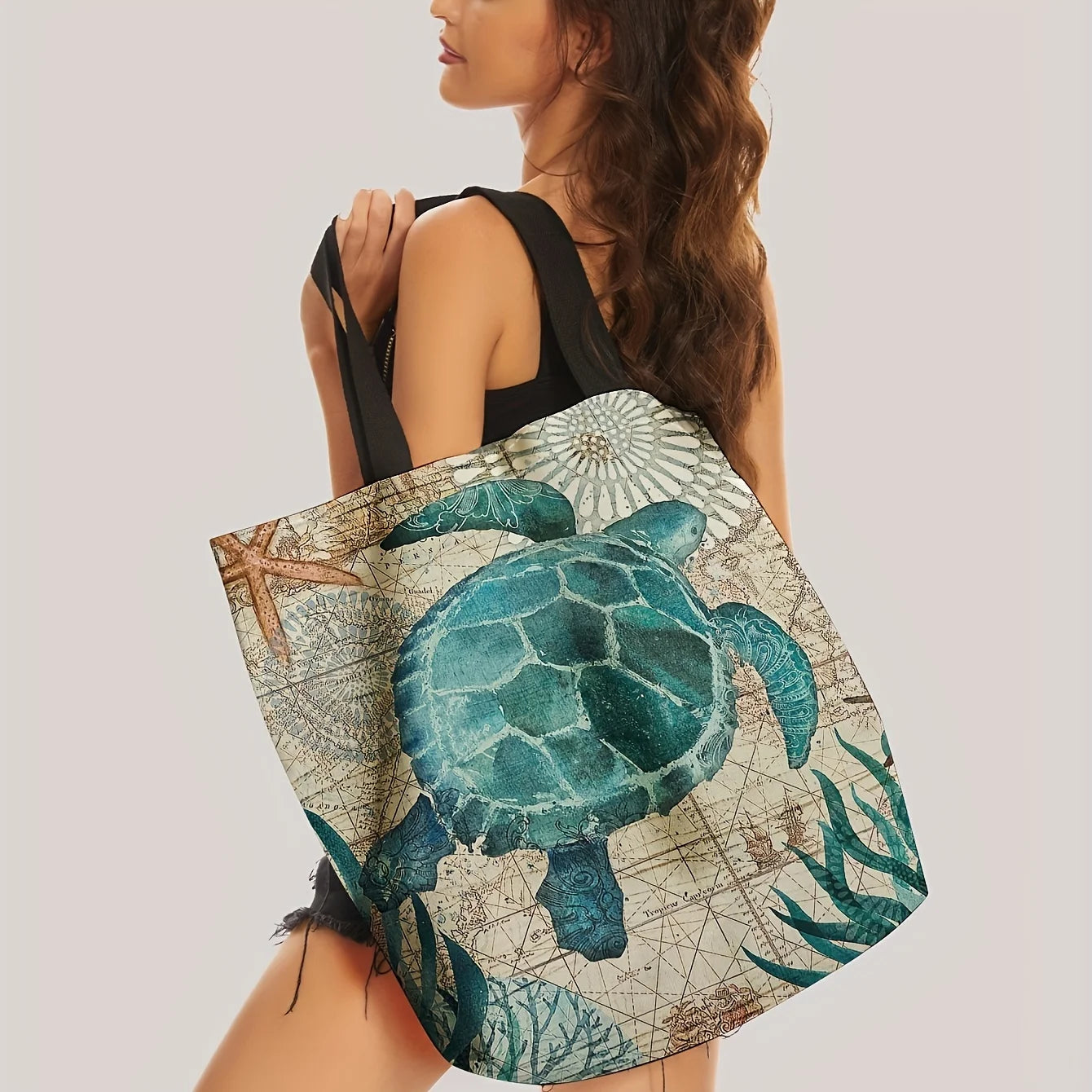 Guangdong Tote Bedruckt - Groß 25L Schulter 40x35 Cm