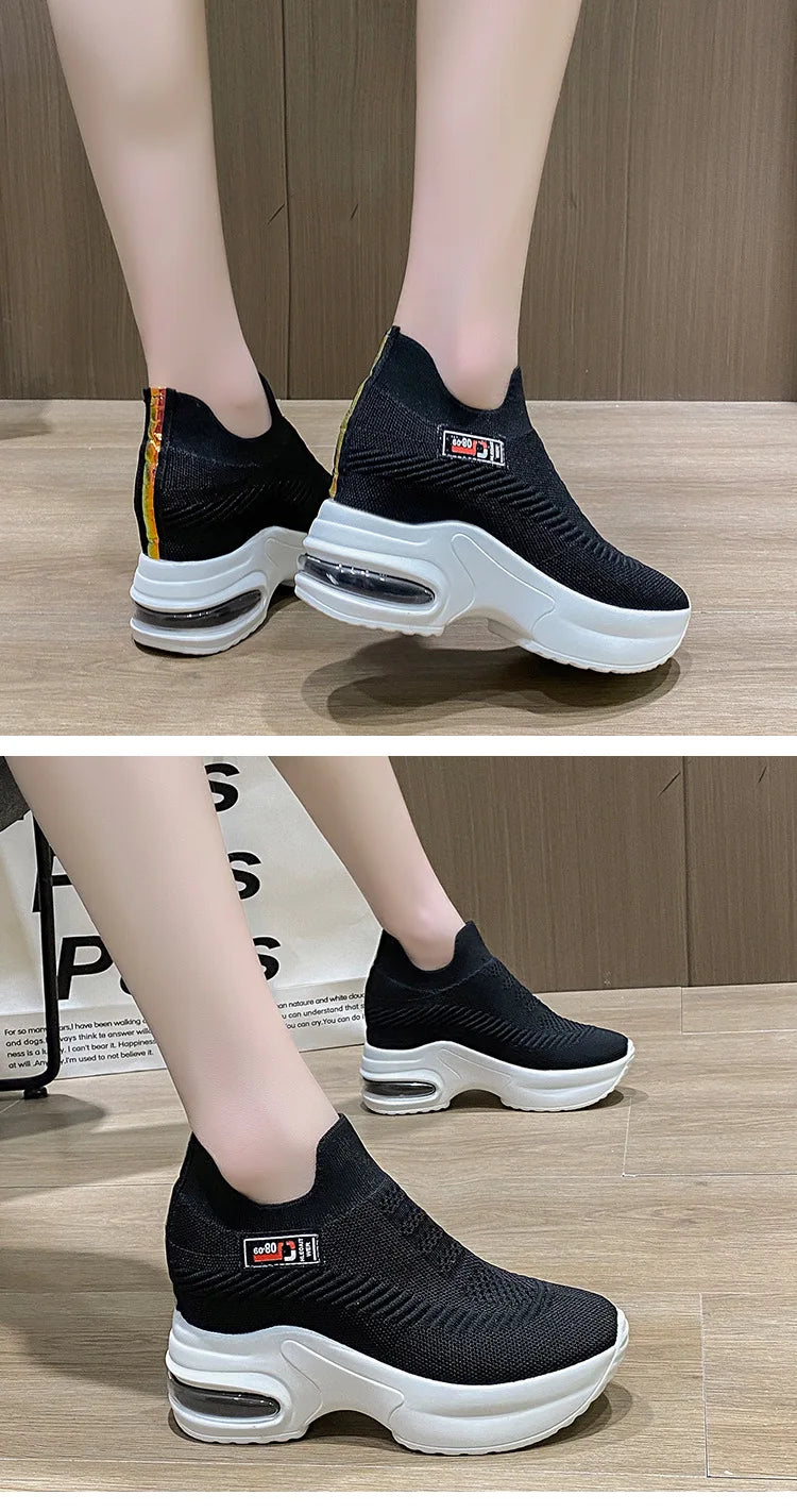 Bellato Sneaker Pailletten - Plateausohle 6cm Gr 36-42